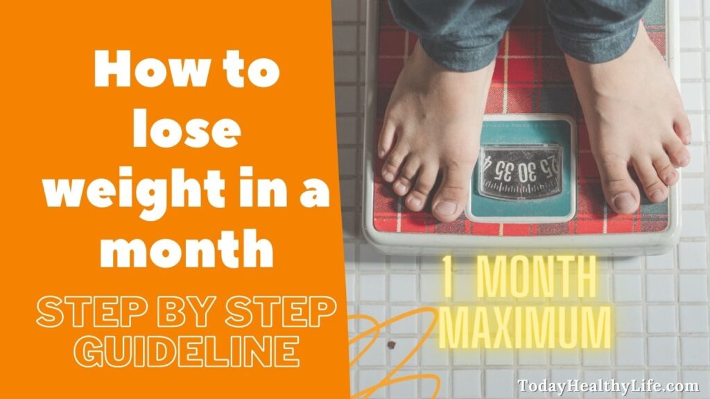 How To Lose Weight In A Month At Home Step by step Guidelines