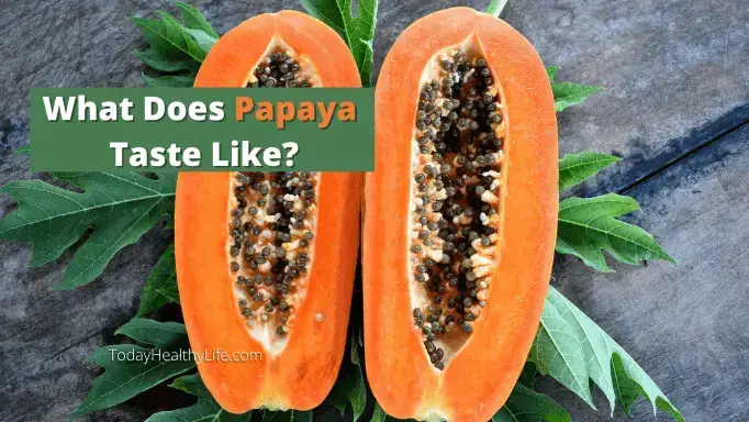 What does papaya taste like?