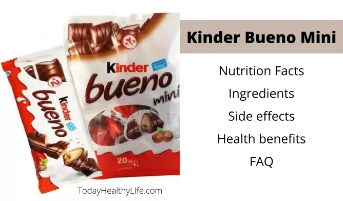 Kinder Bueno Mini Nutrition Facts, Calories, Ingredients & All