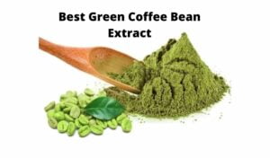 One of the best green coffee bean extract with white background.