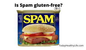 A Spam pot with white background. Is Spam gluten free?