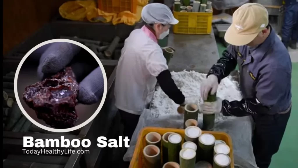 Bamboo salt production in Korea.