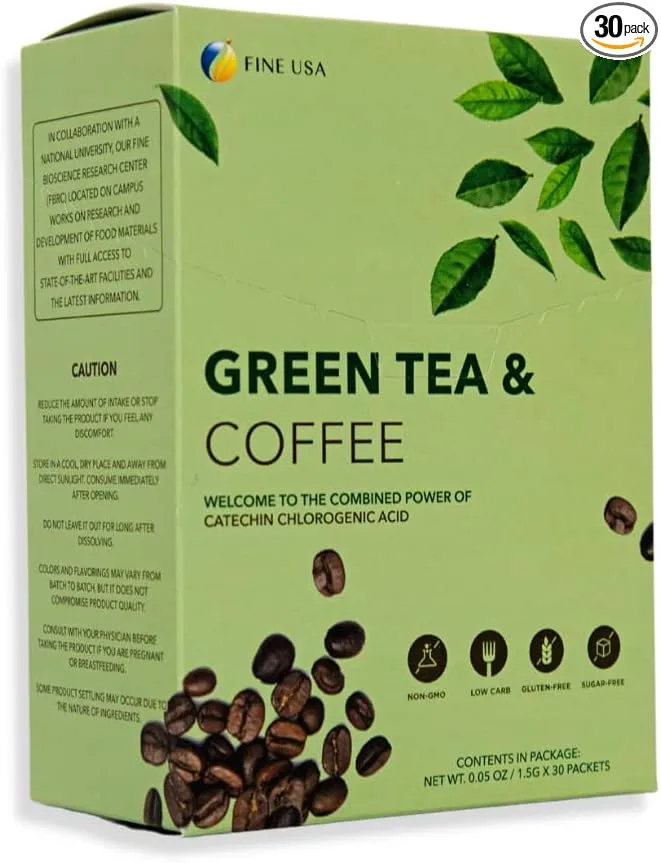 Fine USA Green Tea & Coffee