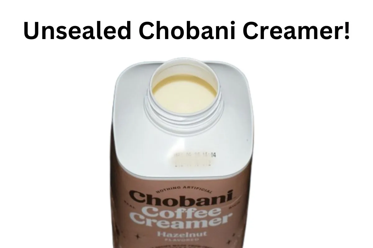 Does Chobani Creamer Have a Seal?