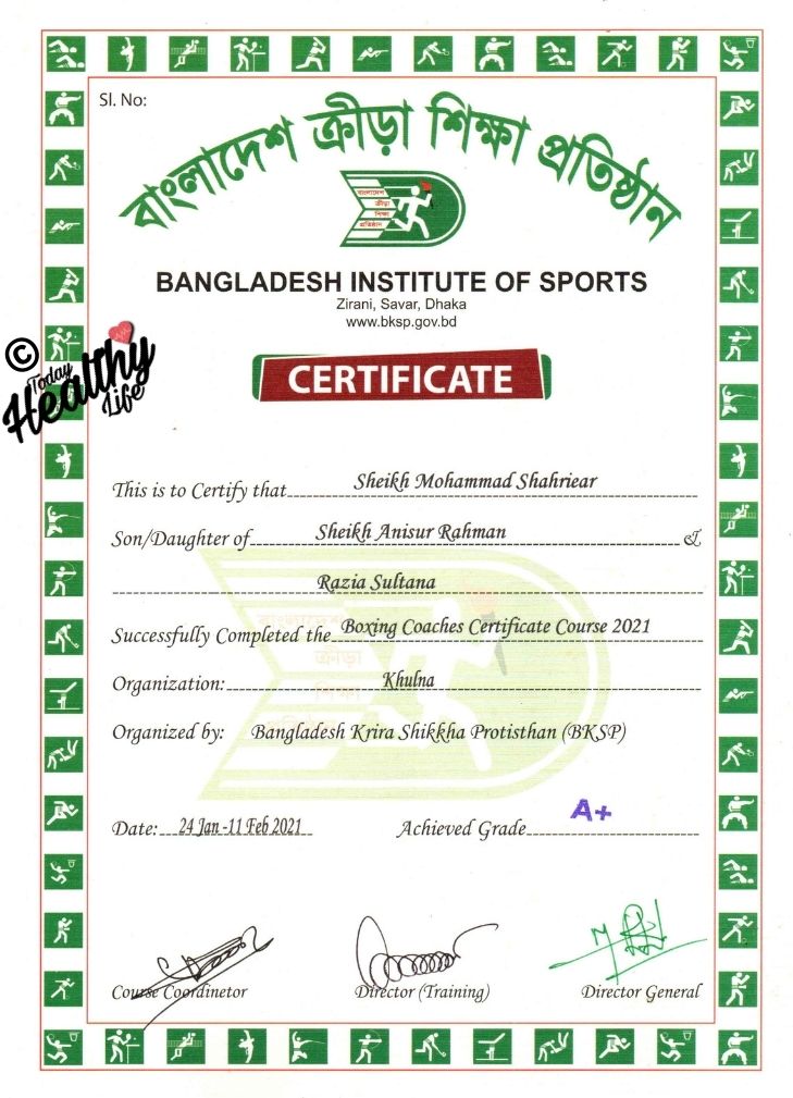 Shahriar - Certificate
